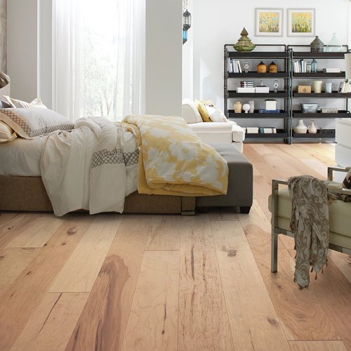 light bedroom hardwood flooring in Columbia, SC area by AAAA FLOORING