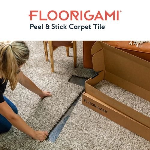 floorigami peel and stick carpet tile in Columbia, SC area by AAAA FLOORING